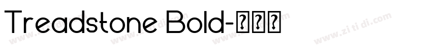 Treadstone Bold字体转换